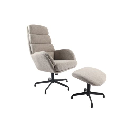 Flensburg Lænestol Polyester Stål B70Xh110Xd76