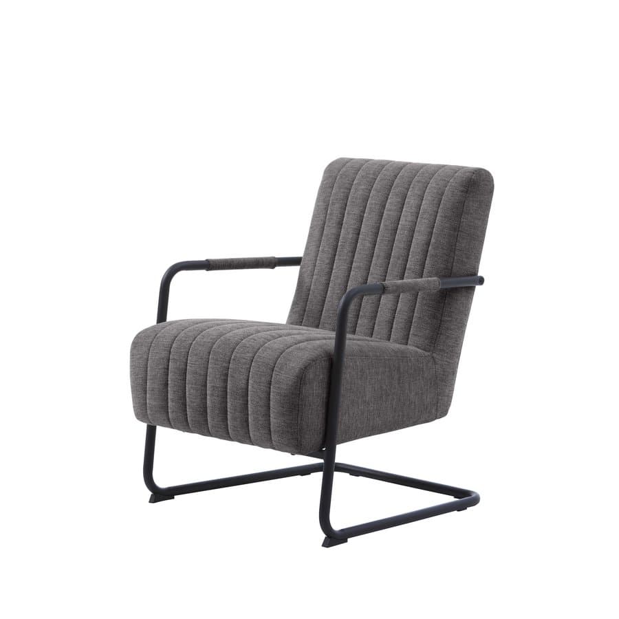 Friedrichshafen Lænestol Polyester Stål B65Xh84 5Xd77Cm