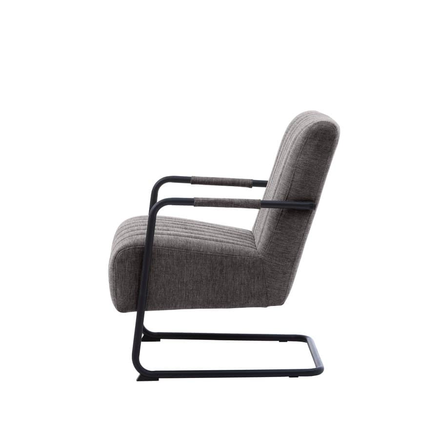 Friedrichshafen Lænestol Polyester Stål B65Xh84 5Xd77Cm
