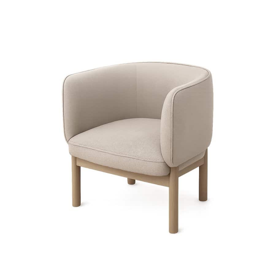 Friedrichshafen Loungestol Polyester Sand B84 5Xh71