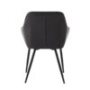 Fürth Armchair Spisebordsstol Mørkegrå Pu Stål