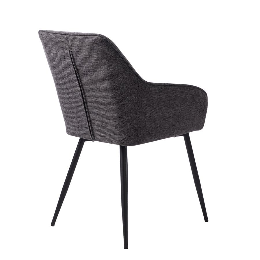 Fürth Spisebordsstol Armlæn Mørkegråt Polyesterstof B58Xh84Xd59