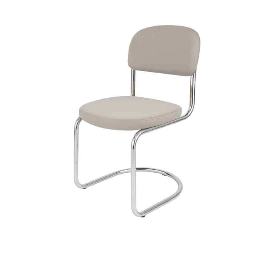 Gera Spisebordsstol Sandfarvet Polyesterstof B47Xh84Xd54Cm