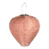 Greatham Led Lanterne Pink Polyester Stål