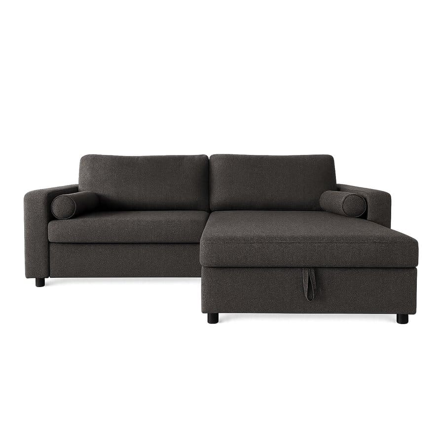 Greifswald Sovesofa Mørkegrå Polyester L216Xb155Xh85Cm