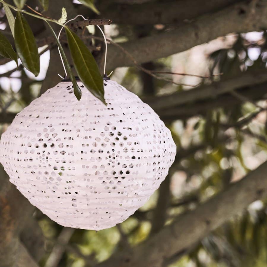 Harwood Led Lanterne Hvid Stål Polyester