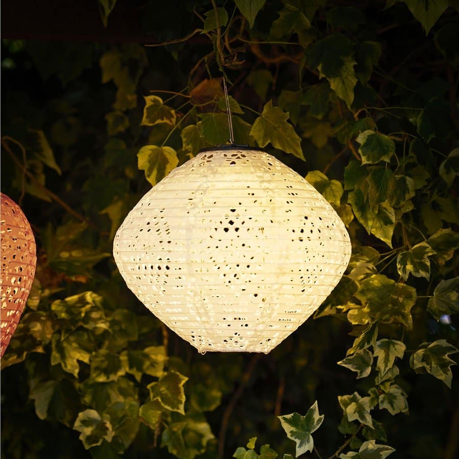 Harwood Led Lanterne Hvid Stål Polyester