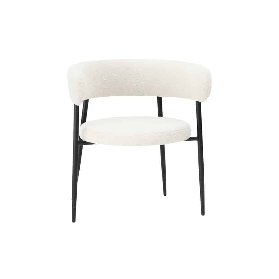 Hilden Spisebordsstol Armlæn Polyester B58Xh74Xd53Cm