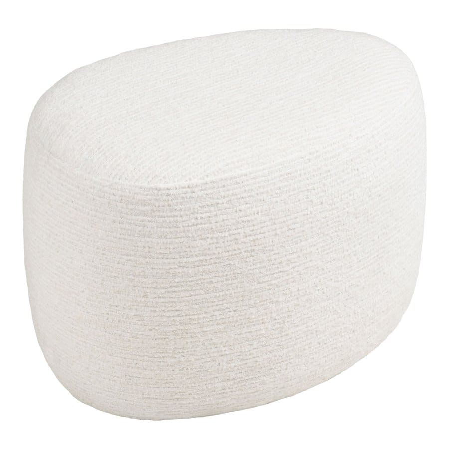 Hilo Puf Off White Chenille L40Xb55Xh39Cm