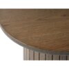 Ingolstadt Sidebord Røget Egetræ Finér Ø50Xh55Cm