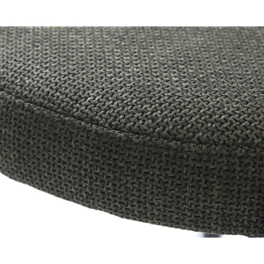Jena Taburet Polyester Sort Metal Stel
