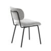 luanda-spisebordsstol-i-stof-med-sort-stlstel-fra-unique-furniture-b49-49500003-3 Luanda Spisebordsstol Stof Sort Stålstel B49