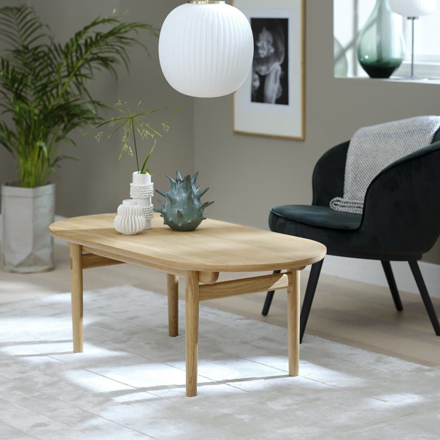 Madrid Sofabord Egetræ L130Xb70Xh38Cm