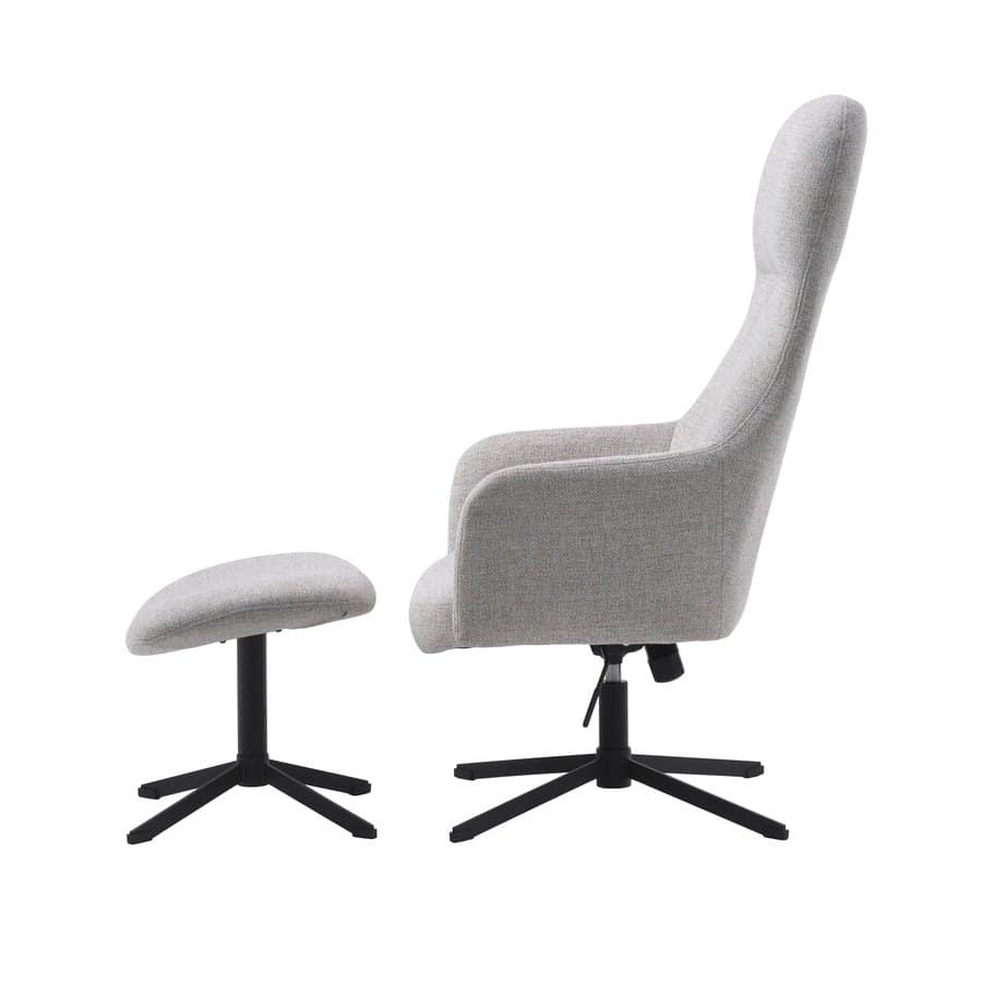 Magdeburg Lænestol Polyester Stål B67Xh116 5Xd78Cm