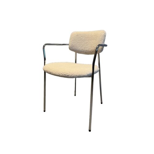 Meerbusch Spisebordsstol Polyester Krom Ben B54Xh76