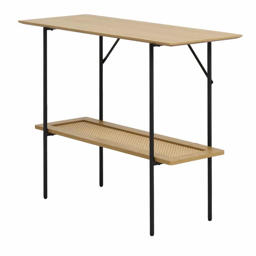 Moers Konsolbord Egetræ Naturflet B100Xh75Xd37Cm