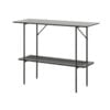 Moers Konsolbord Sort Mdf Polyrattan B100Xh75Xd37Cm