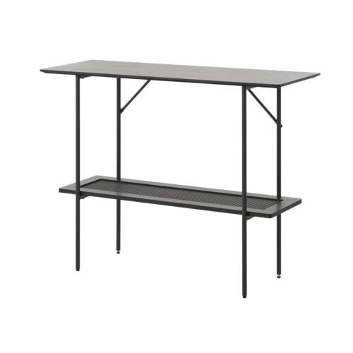 Moers Konsolbord Sort Mdf Polyrattan B100Xh75Xd37Cm