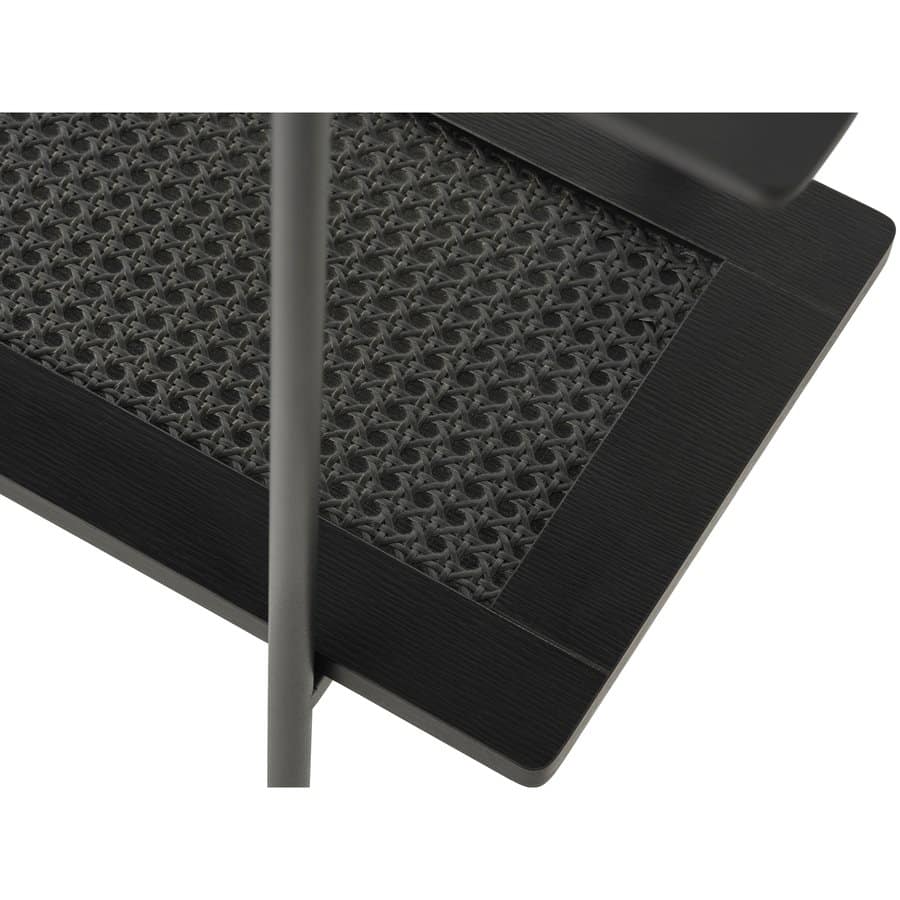 Moers Konsolbord Sort Mdf Polyrattan B100Xh75Xd37Cm