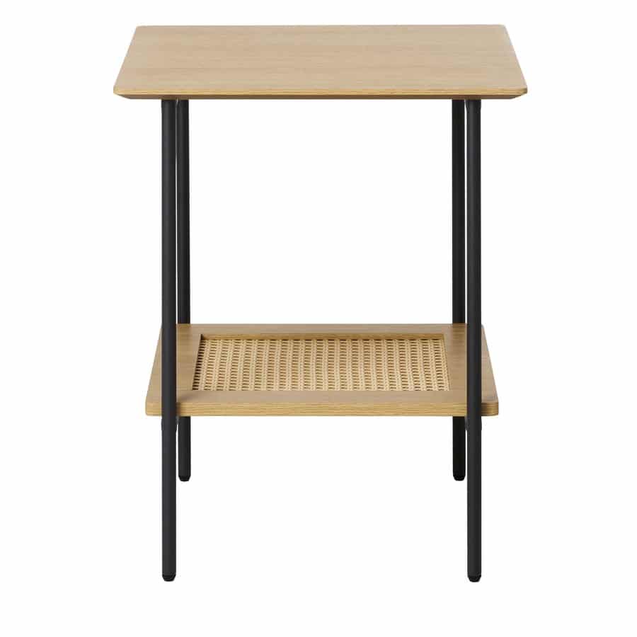 Moers Sidebord Egetræ Polyrattan