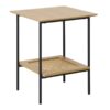 Moers Sidebord Egetræ Polyrattan