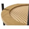 Moers Sidebord Egetræ Polyrattan Ø50Xh50Cm