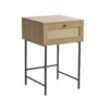 Moers Sidebord Egetræ Polyrattan B45Xd45Xh70Cm