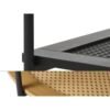 Moers Sofabord Egetræ Polyrattan Ø80Xh40Cm