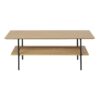 Moers Sofabord Egetræ Polyrattan L110Xb55Xh40Cm