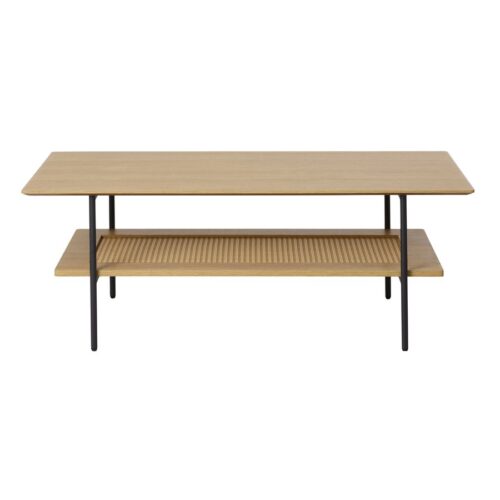 Moers Sofabord Egetræ Polyrattan L110Xb55Xh40Cm