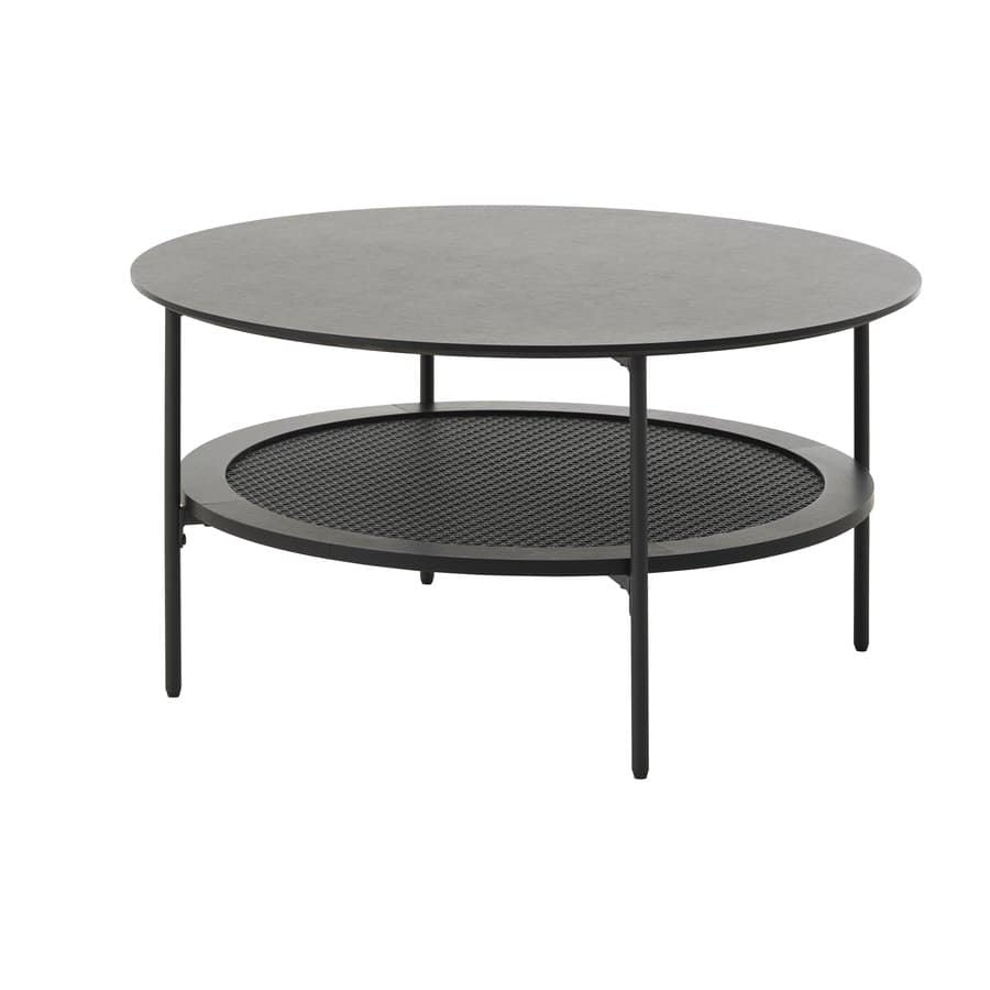 Moers Sofabord Mdf Polyrattan Ø80Xh40Cm