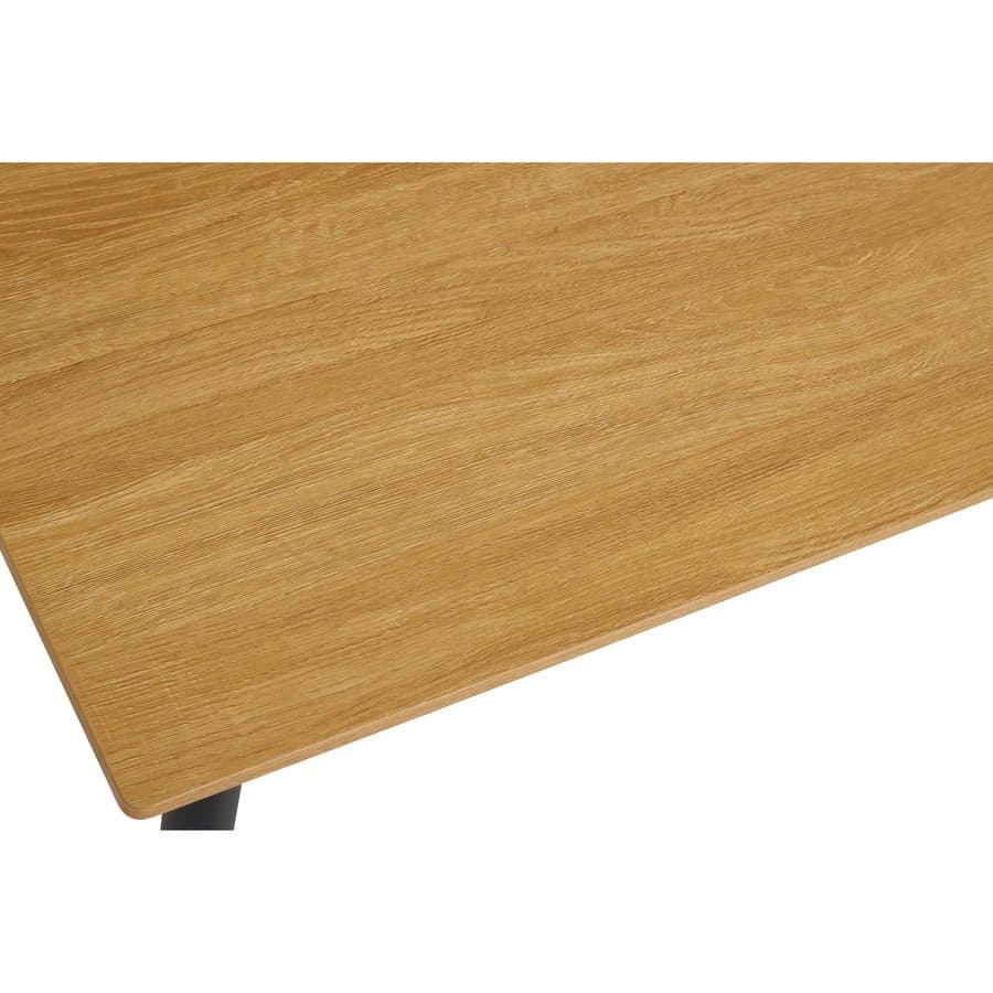 Moers Spisebord Egetræ Sort Metal L140Xb85Xh75Cm