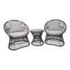 Natal Loungesæt Rattan Grå Hynder L64Xb48Xh76Cm