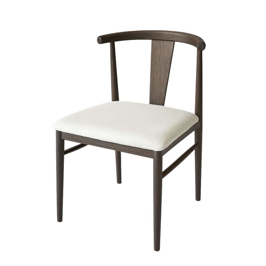 Neubrandenburg Spisebordsstol Egetræ Polyester B53 6Xh78Xd53Cm