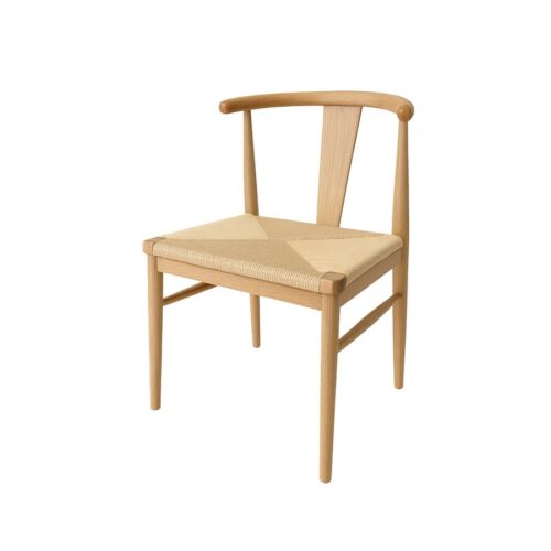 Neubrandenburg Spisebordsstol Papirstrå Egetræ B53 6Xh78Xd53Cm