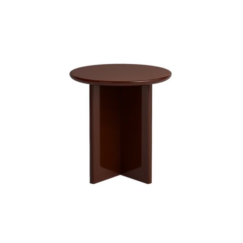 Offenbach Sidebord Højglans Mdf Ø50Xh55Cm