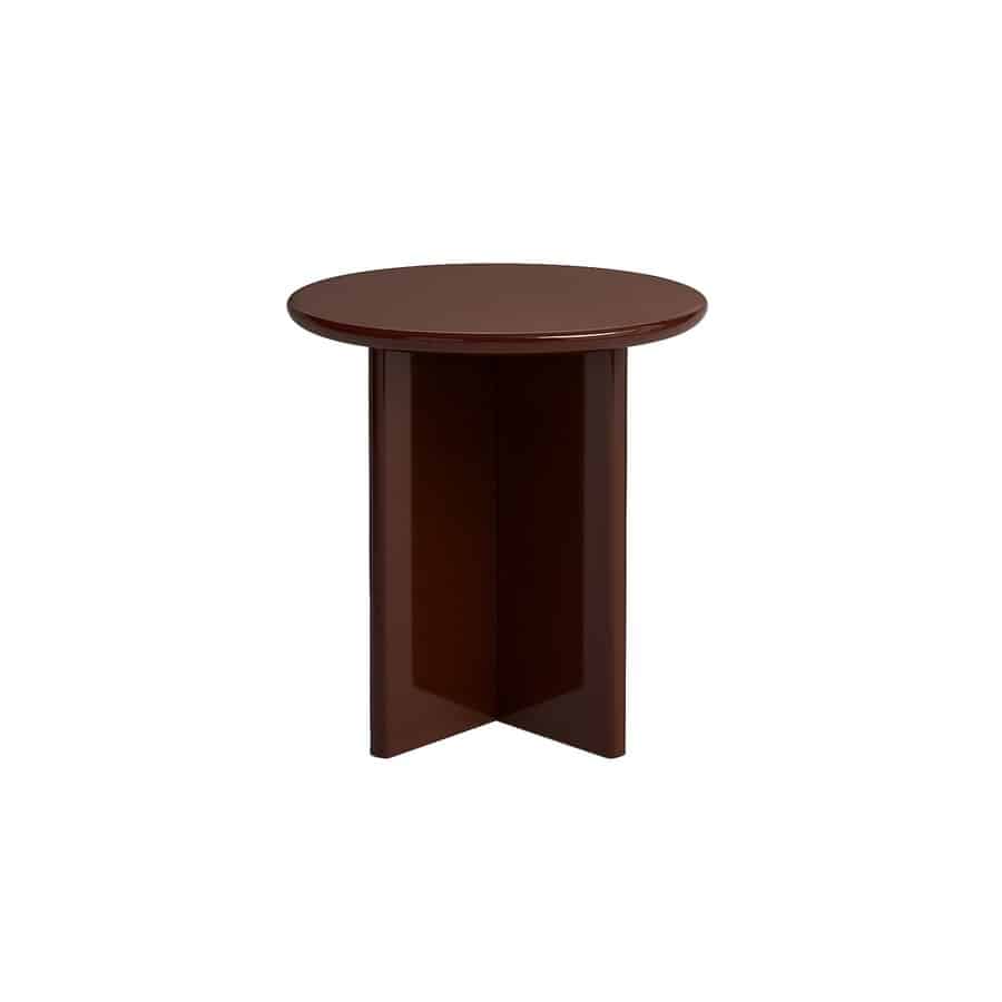 Offenbach Sidebord Højglans Mdf Ø50Xh55Cm