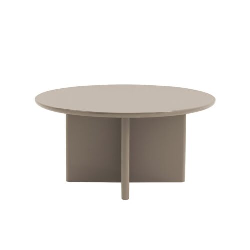 Offenbach Sofabord Taupe Mdf Ø80Xh45Cm