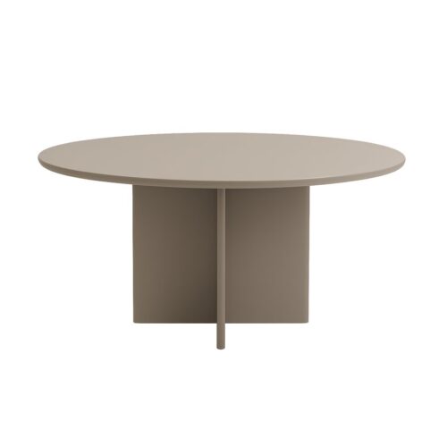 Offenbach Spisebord Warm Grey High Gloss
