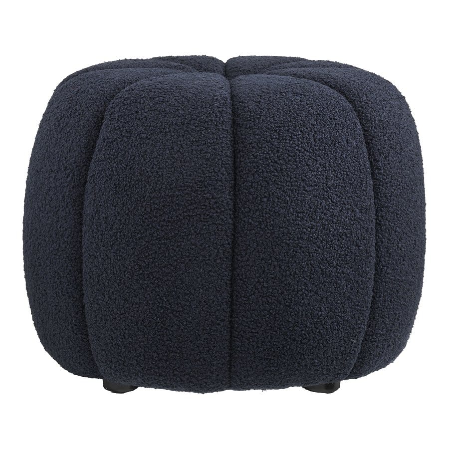 Paisley Puf Marineblå Ø48Xh38Cm