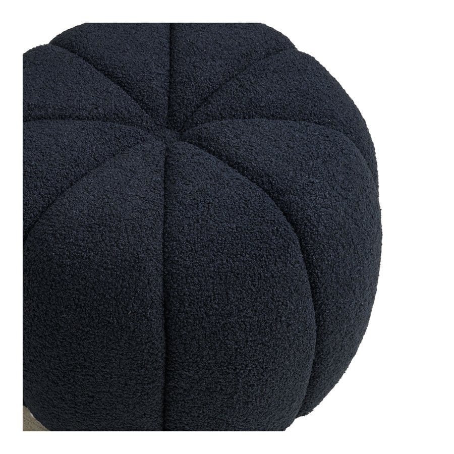 Paisley Puf Marineblå Ø48Xh38Cm