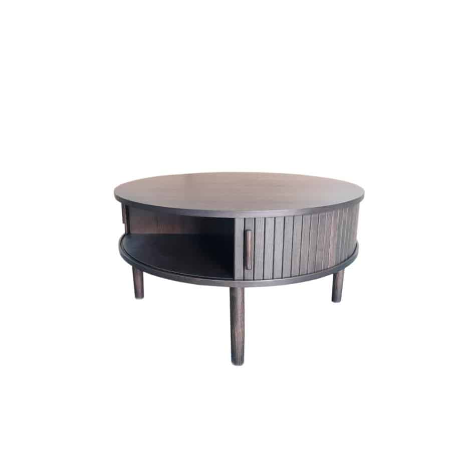 Saarbrücken Sofabord Egetræ Mdf Ø85Xh45Cm