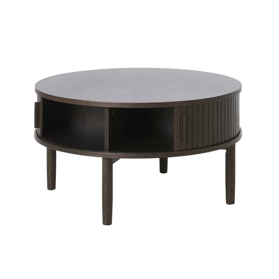 Saarbrücken Sofabord Egetræ Mdf Ø85Xh45Cm
