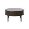 Saarbrücken Sofabord Egetræ Mdf Ø85Xh45Cm