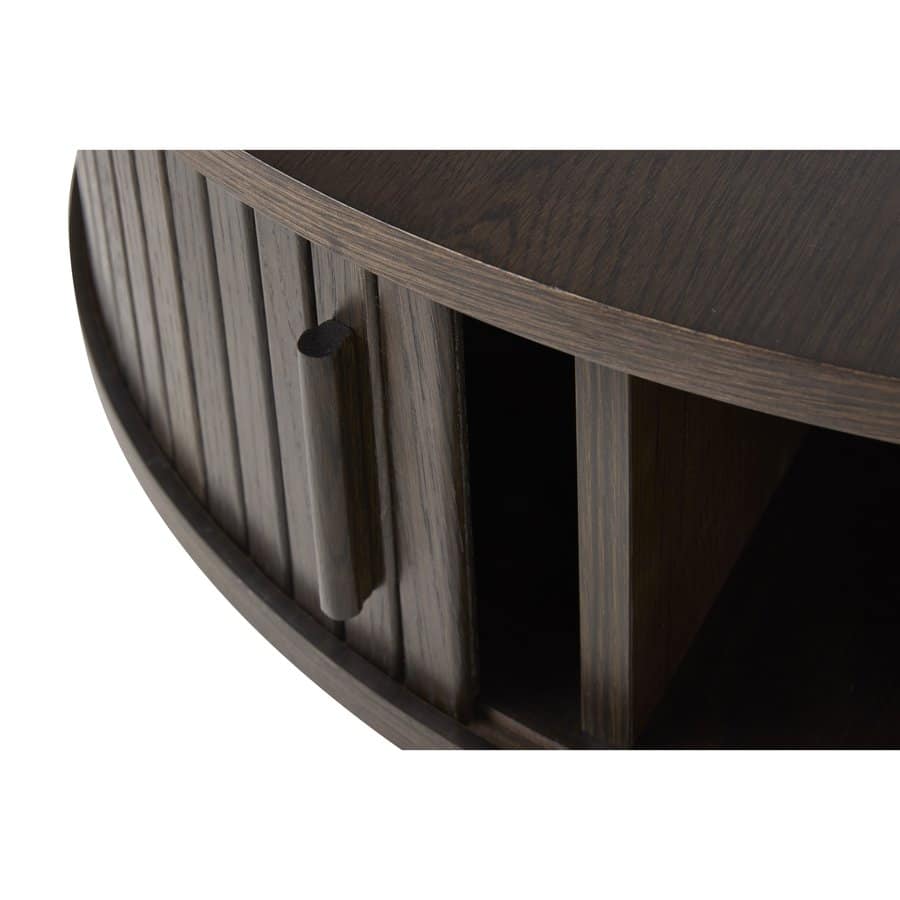 Saarbrücken Sofabord Egetræ Mdf Ø85Xh45Cm
