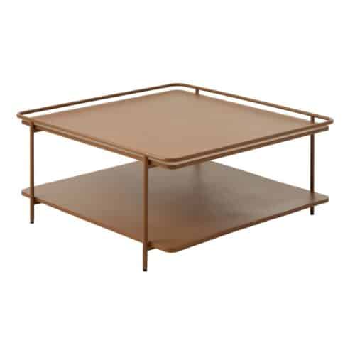 Schweinfurt Sofabord Terrakotta Metal B75Xd75Xh34
