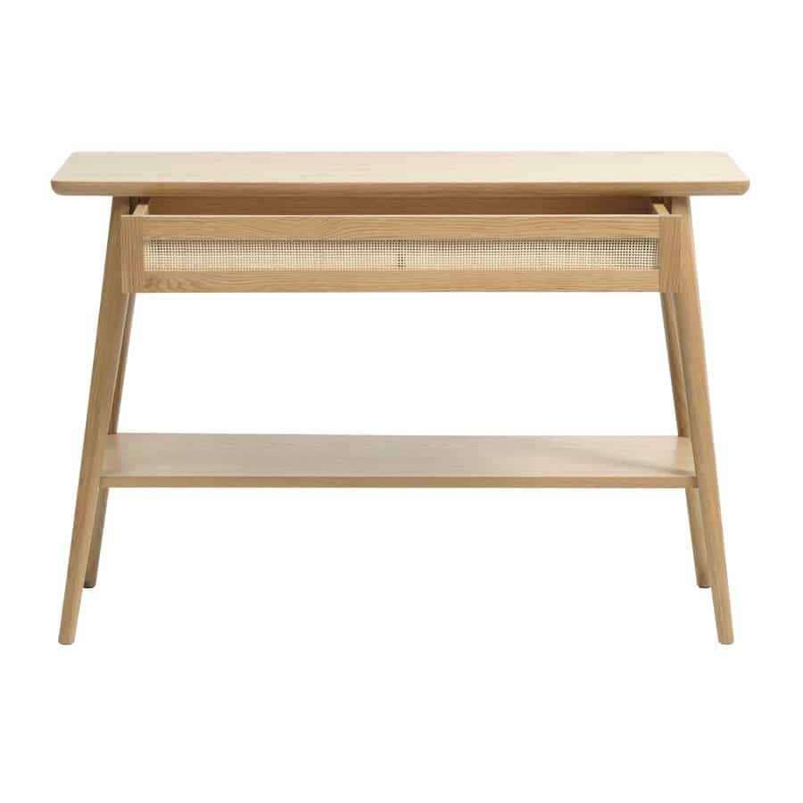 Shenzhen Konsolbord Egetræ Rattan B110Xh75Xd40Cm