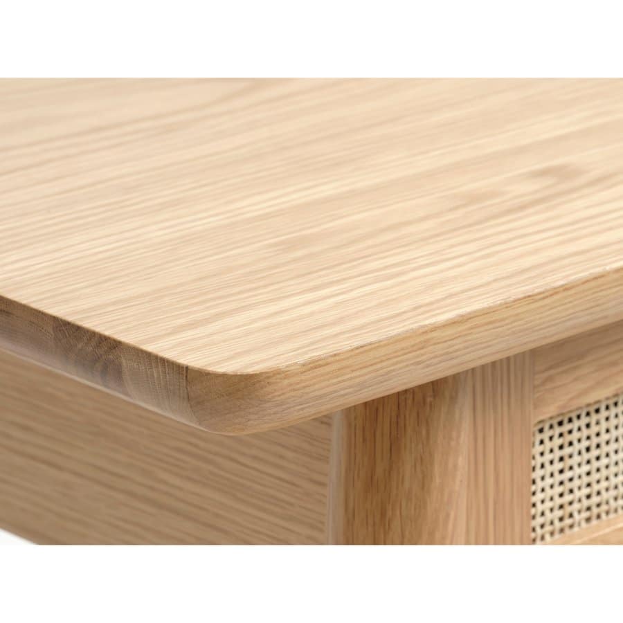 Shenzhen Konsolbord Egetræ Rattan B110Xh75Xd40Cm