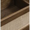 Shenzhen Konsolbord Røget Eg Rattan B110Xd40Xh75Cm