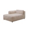 Sindelfingen Venstrevendt Chaiselong Linen Look Polyester
